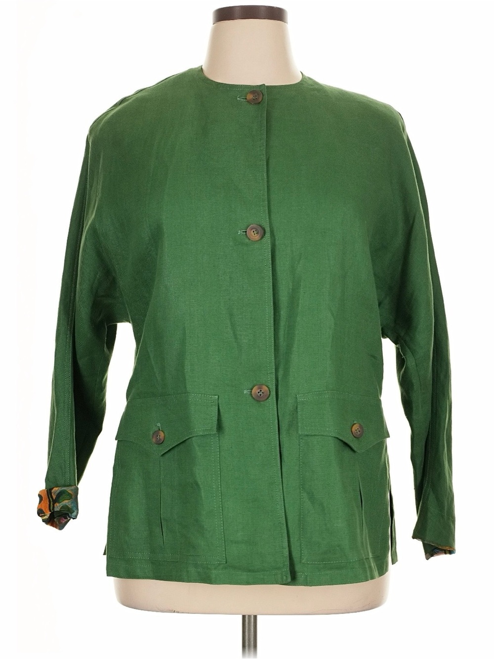 Weekend Max Mara Linen Shirt/Jacket. XL. Made in Italy